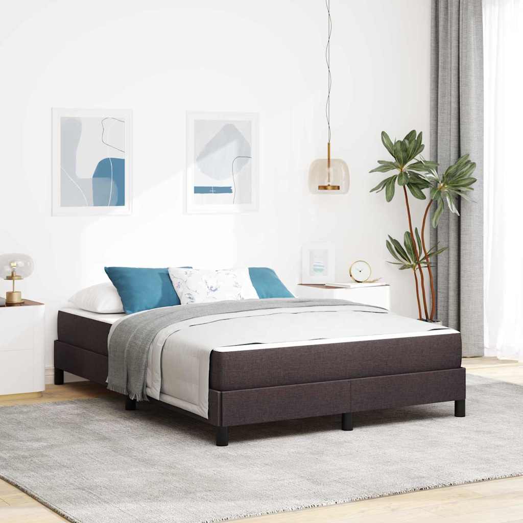 vidaXL Boxspring bed met matras Lichtgrijs 80 x 200 cm Stof