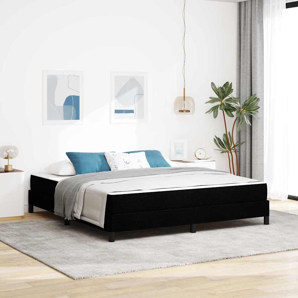 vidaXL Boxspring bed met matras Lichtgrijs 80 x 200 cm Stof