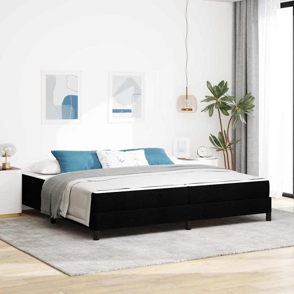 vidaXL Boxspring bed met matras Lichtgrijs 80 x 200 cm Stof