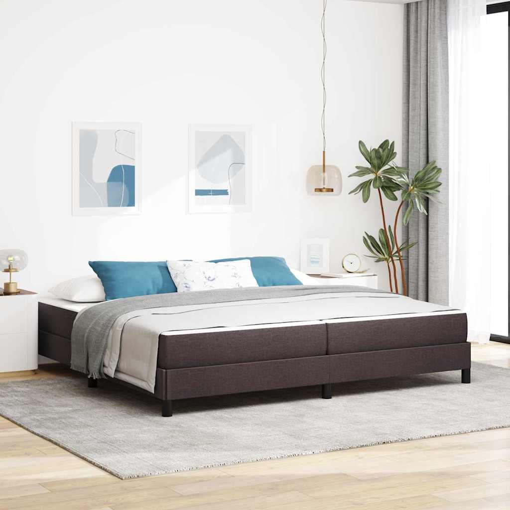 vidaXL Boxspring bed met matras Lichtgrijs 80 x 200 cm Stof