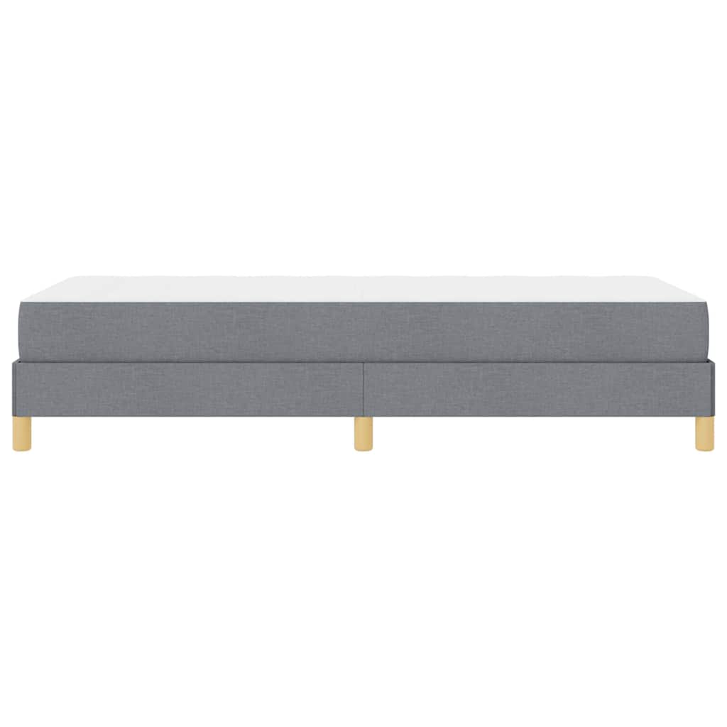 vidaXL Boxspring bed Lichtgrijs, Bruin 80 x 200 cm