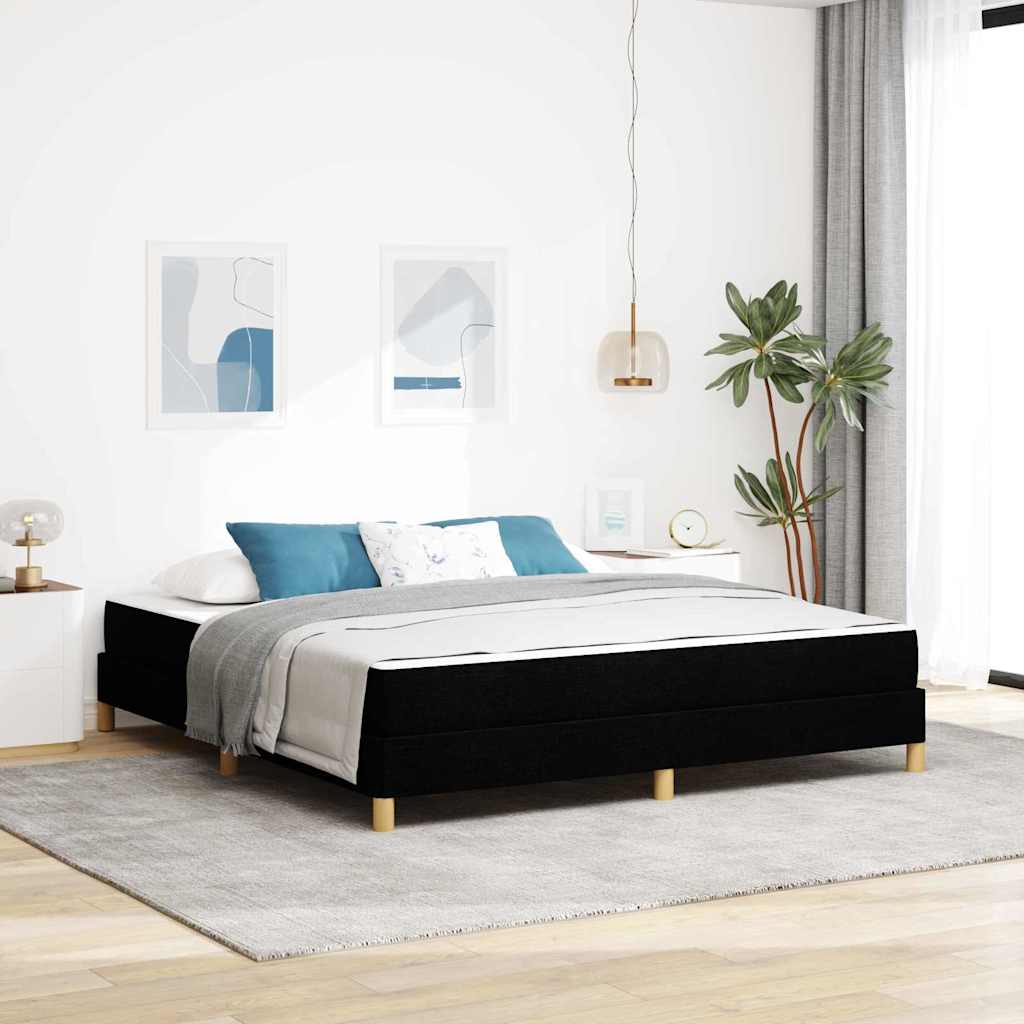 vidaXL Boxspring bed Lichtgrijs, Bruin 80 x 200 cm