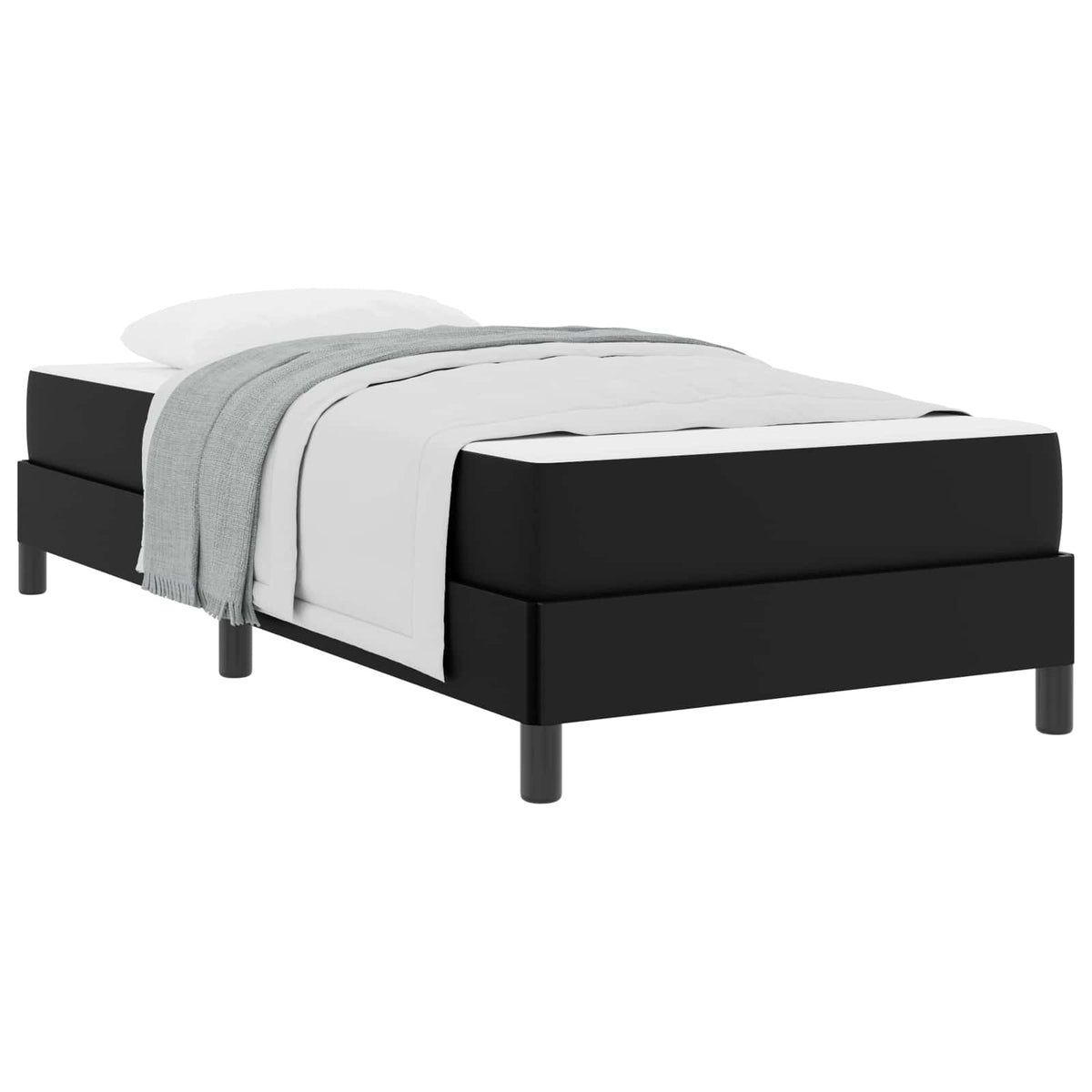 vidaXL Bed Zwart 80 x 200 cm Kunstleer