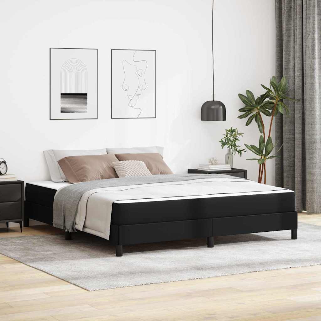 vidaXL Bed Zwart 80 x 200 cm Kunstleer