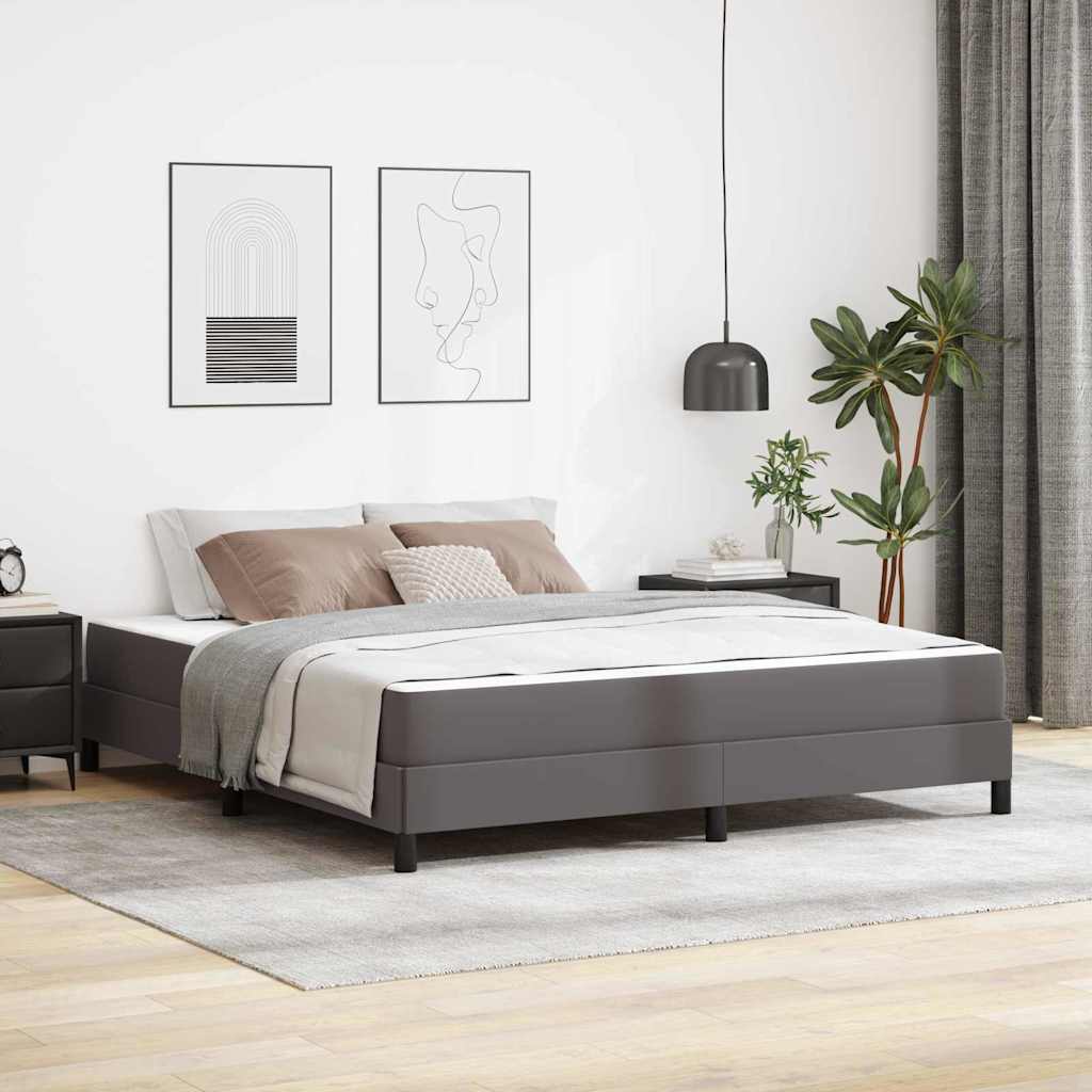 vidaXL Bed Zwart 80 x 200 cm Kunstleer