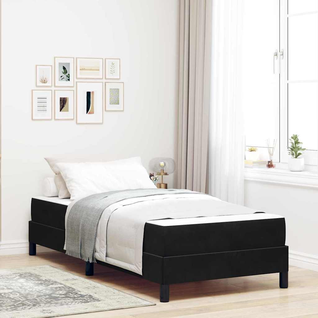 vidaXL Boxspringbed met matras Lichtgrijs 80 x 200 cm Fluweel
