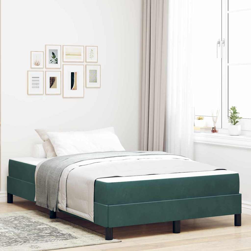 vidaXL Boxspringbed met matras Lichtgrijs 80 x 200 cm Fluweel