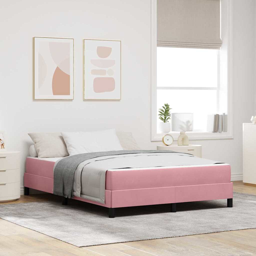 vidaXL Boxspringbed met matras Lichtgrijs 80 x 200 cm Fluweel