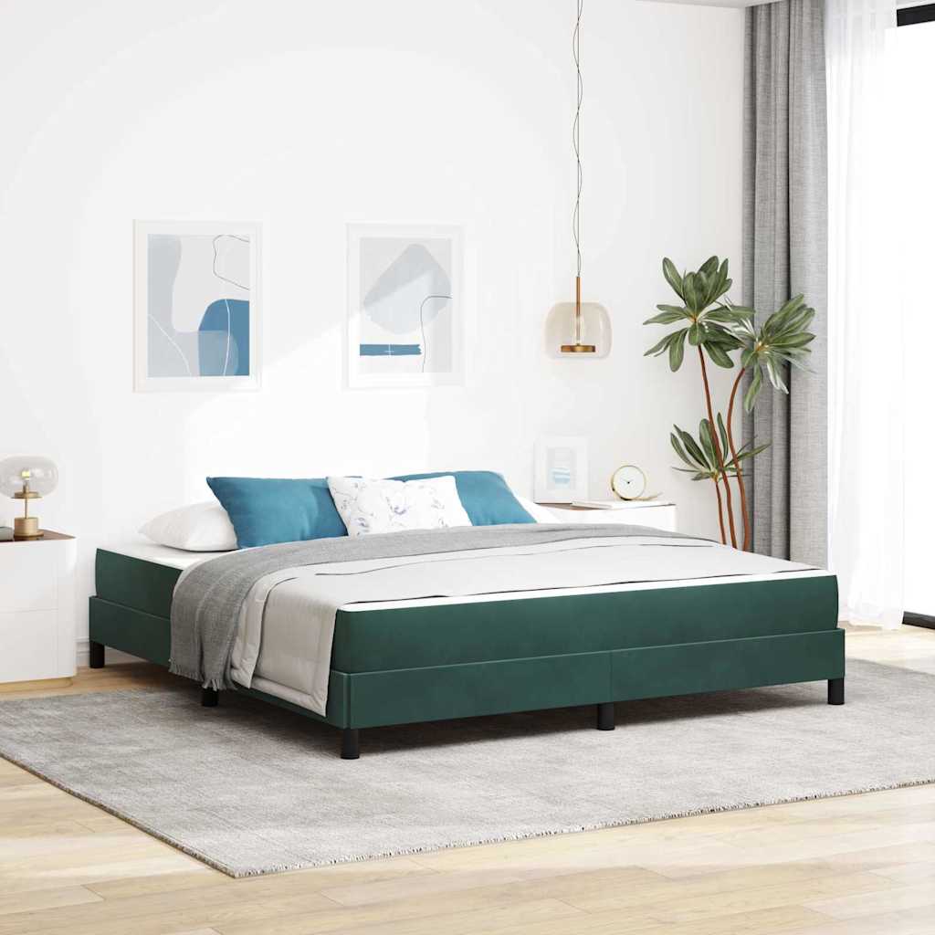 vidaXL Boxspringbed met matras Lichtgrijs 80 x 200 cm Fluweel