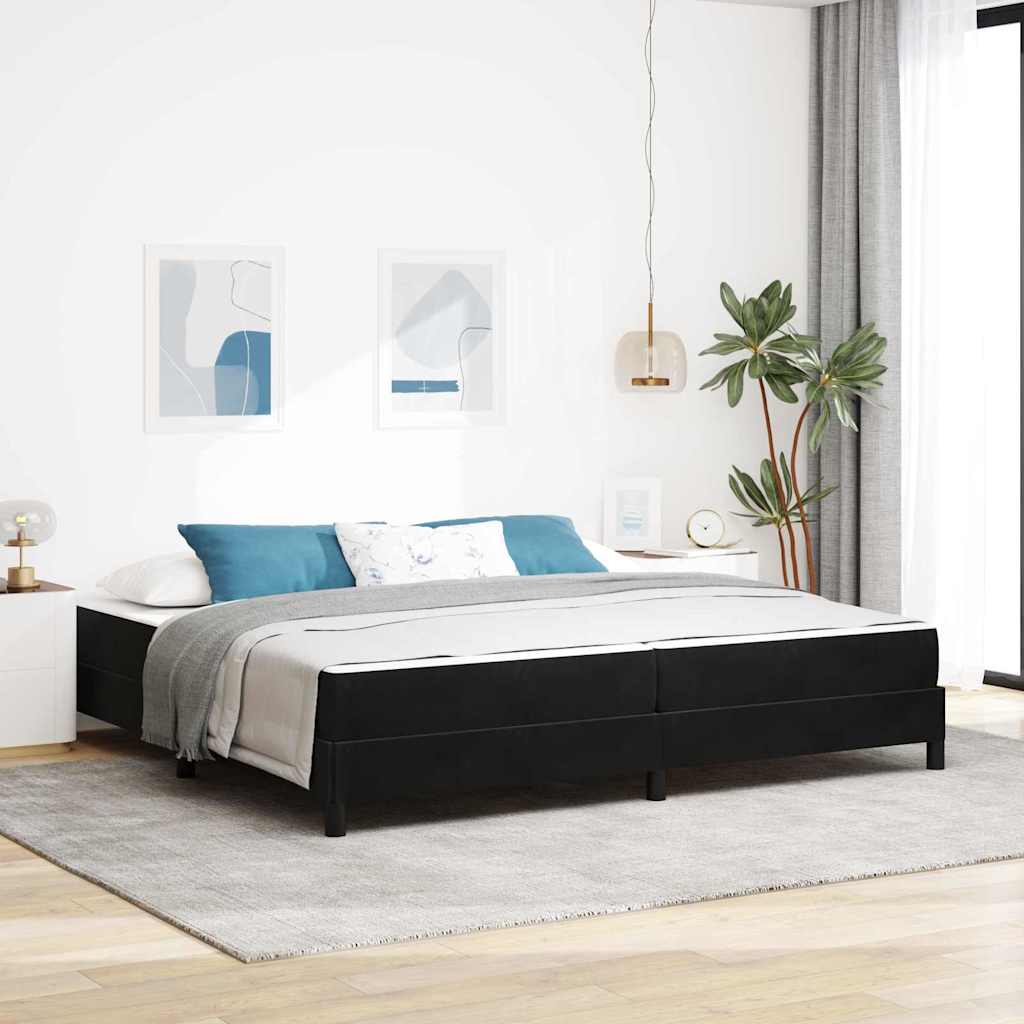 vidaXL Boxspringbed met matras Lichtgrijs 80 x 200 cm Fluweel