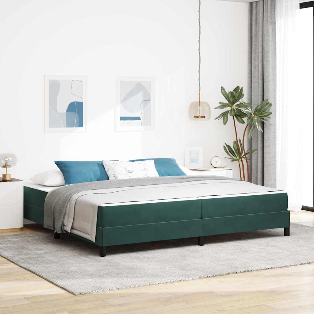 vidaXL Boxspringbed met matras Lichtgrijs 80 x 200 cm Fluweel