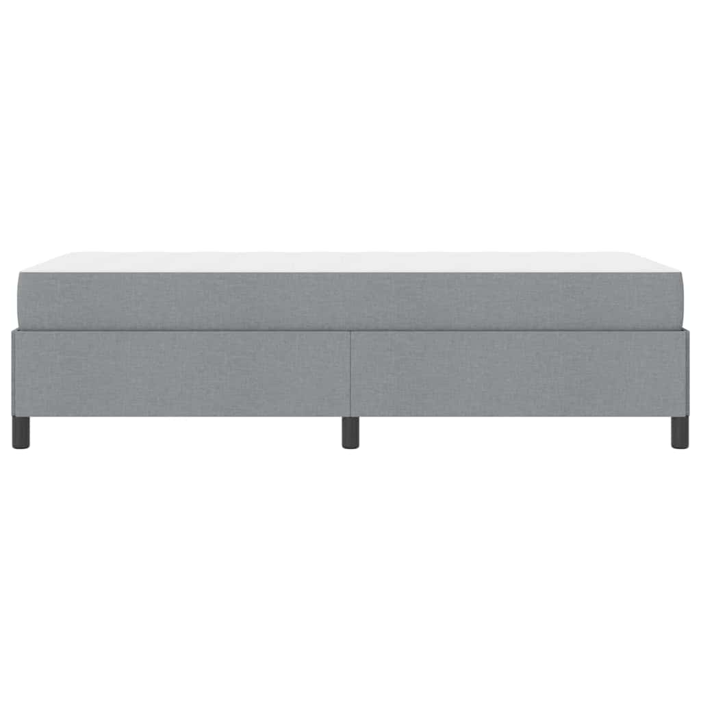 vidaXL Boxspring bed Lichtgrijs, Zwart 80 x 200 cm