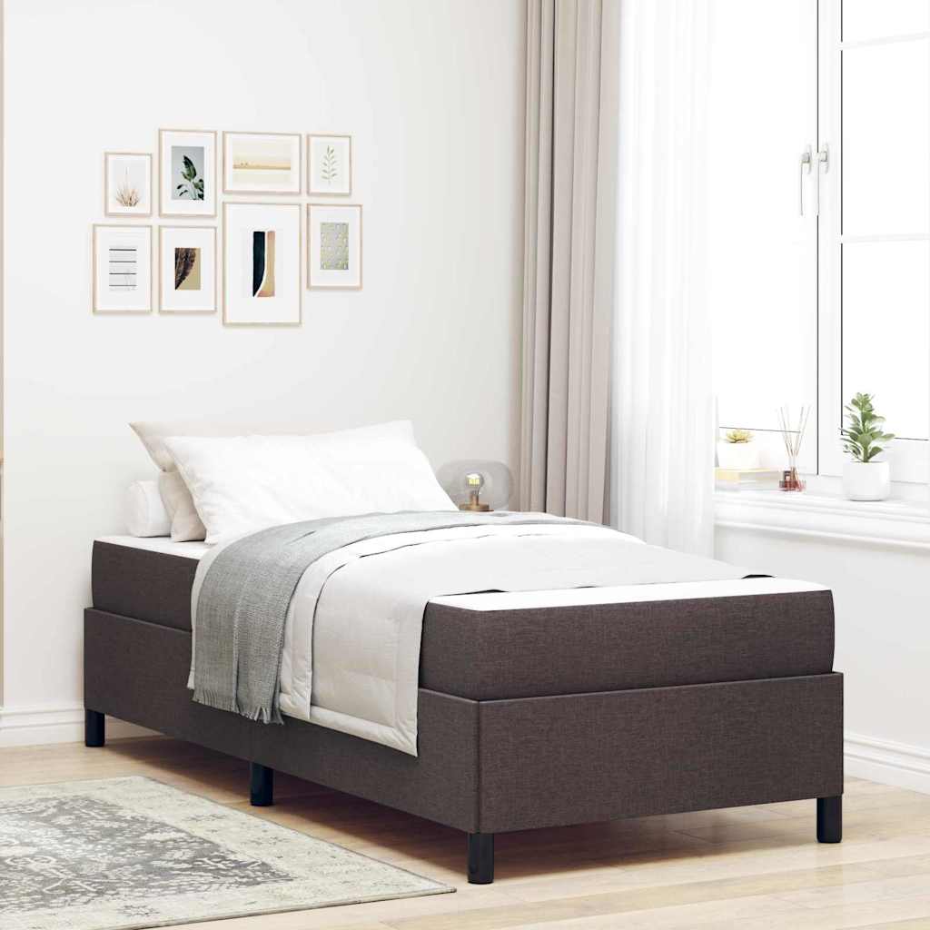 vidaXL Boxspring bed Lichtgrijs, Zwart 80 x 200 cm