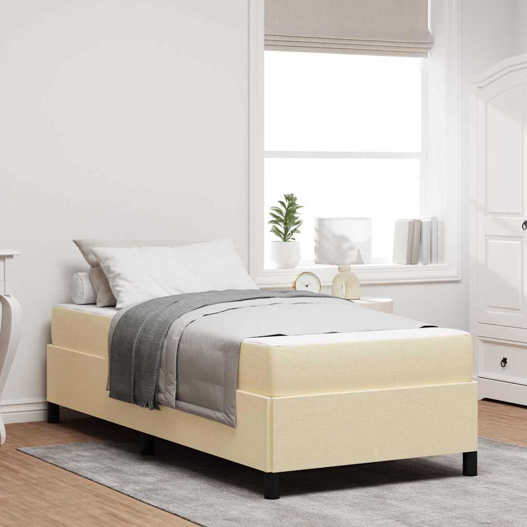 vidaXL Boxspring bed Lichtgrijs, Zwart 80 x 200 cm