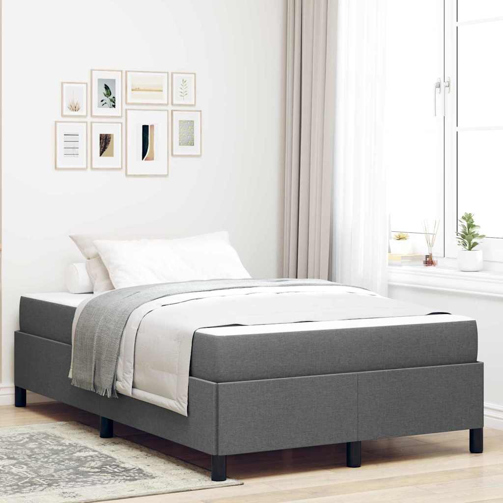 vidaXL Boxspring bed Lichtgrijs, Zwart 80 x 200 cm