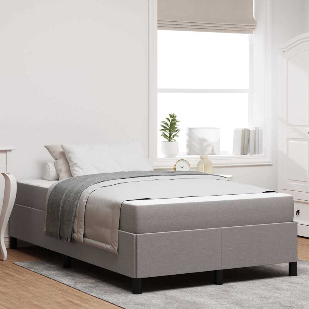 vidaXL Boxspring bed Lichtgrijs, Zwart 80 x 200 cm