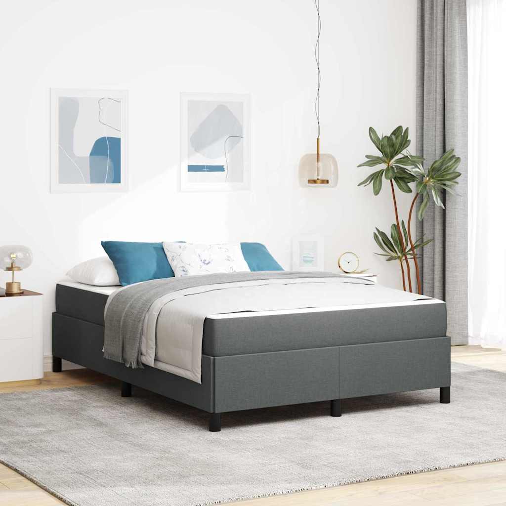 vidaXL Boxspring bed Lichtgrijs, Zwart 80 x 200 cm