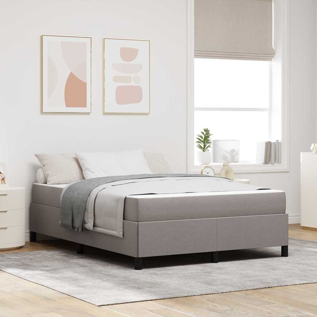 vidaXL Boxspring bed Lichtgrijs, Zwart 80 x 200 cm