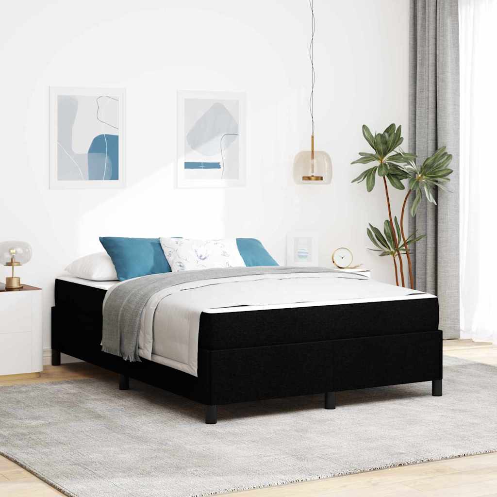 vidaXL Boxspring bed Lichtgrijs, Zwart 80 x 200 cm