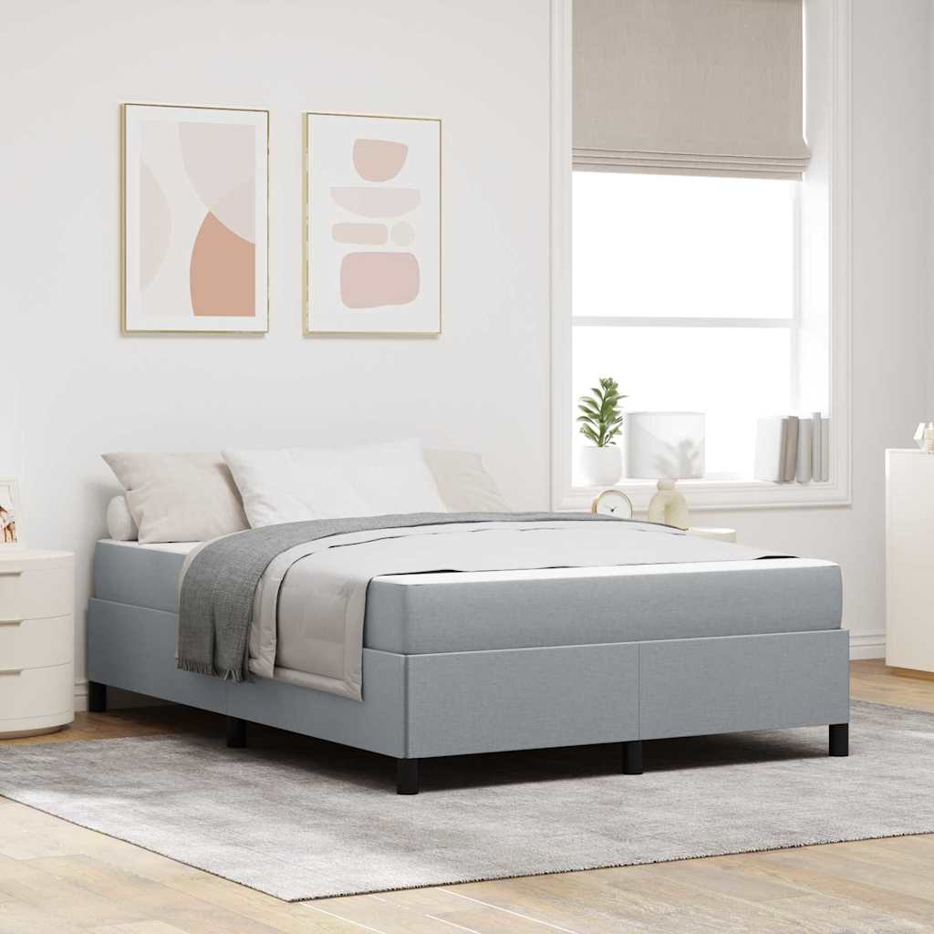 vidaXL Boxspring bed Lichtgrijs, Zwart 80 x 200 cm