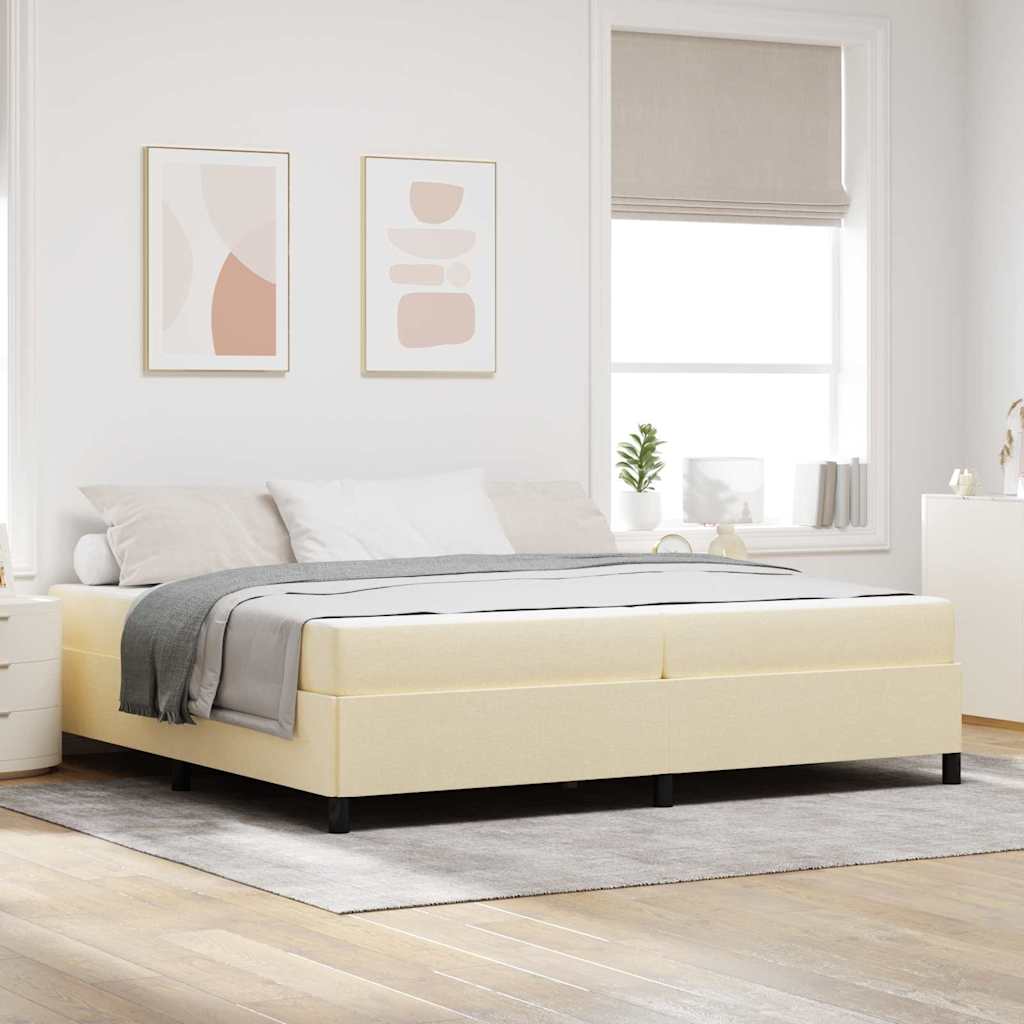 vidaXL Boxspring bed Lichtgrijs, Zwart 80 x 200 cm
