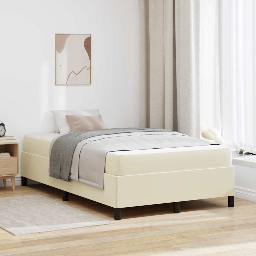 vidaXL Bedframe met matras met matras Zwart 80 x 200 cm Kunstleer