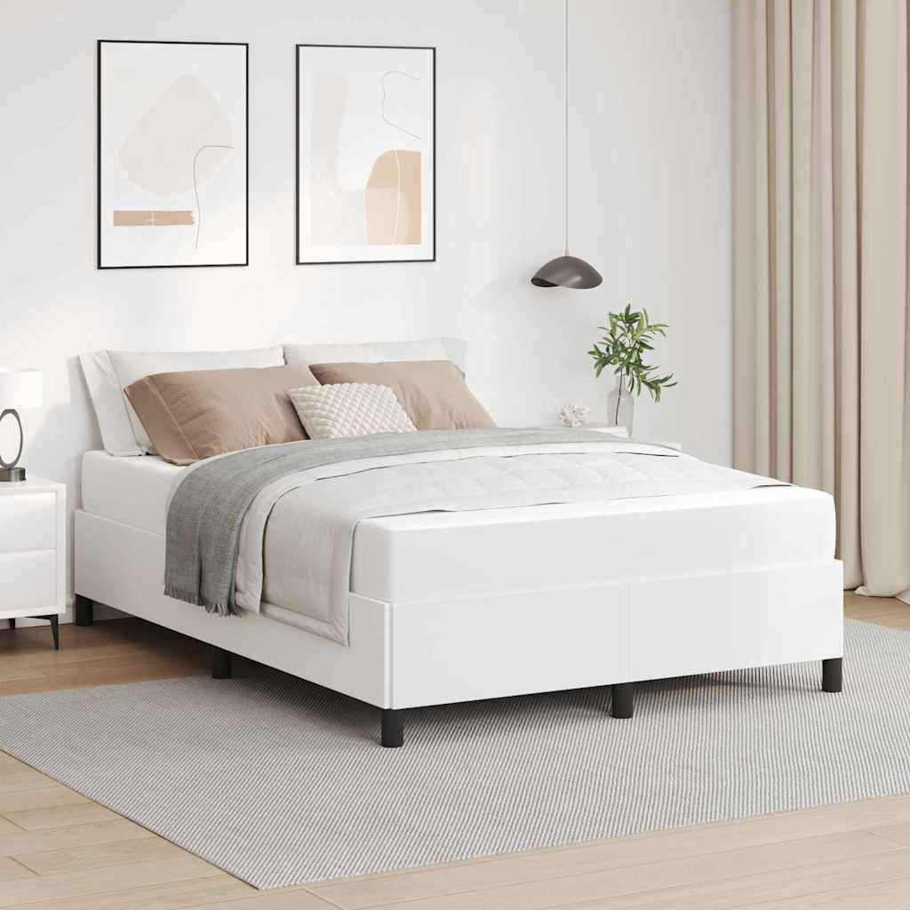 vidaXL Bedframe met matras met matras Zwart 80 x 200 cm Kunstleer