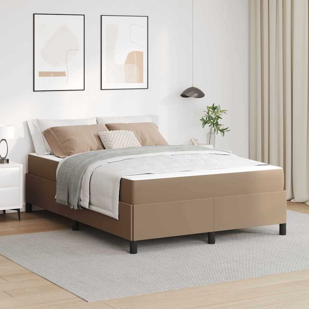 vidaXL Bedframe met matras met matras Zwart 80 x 200 cm Kunstleer