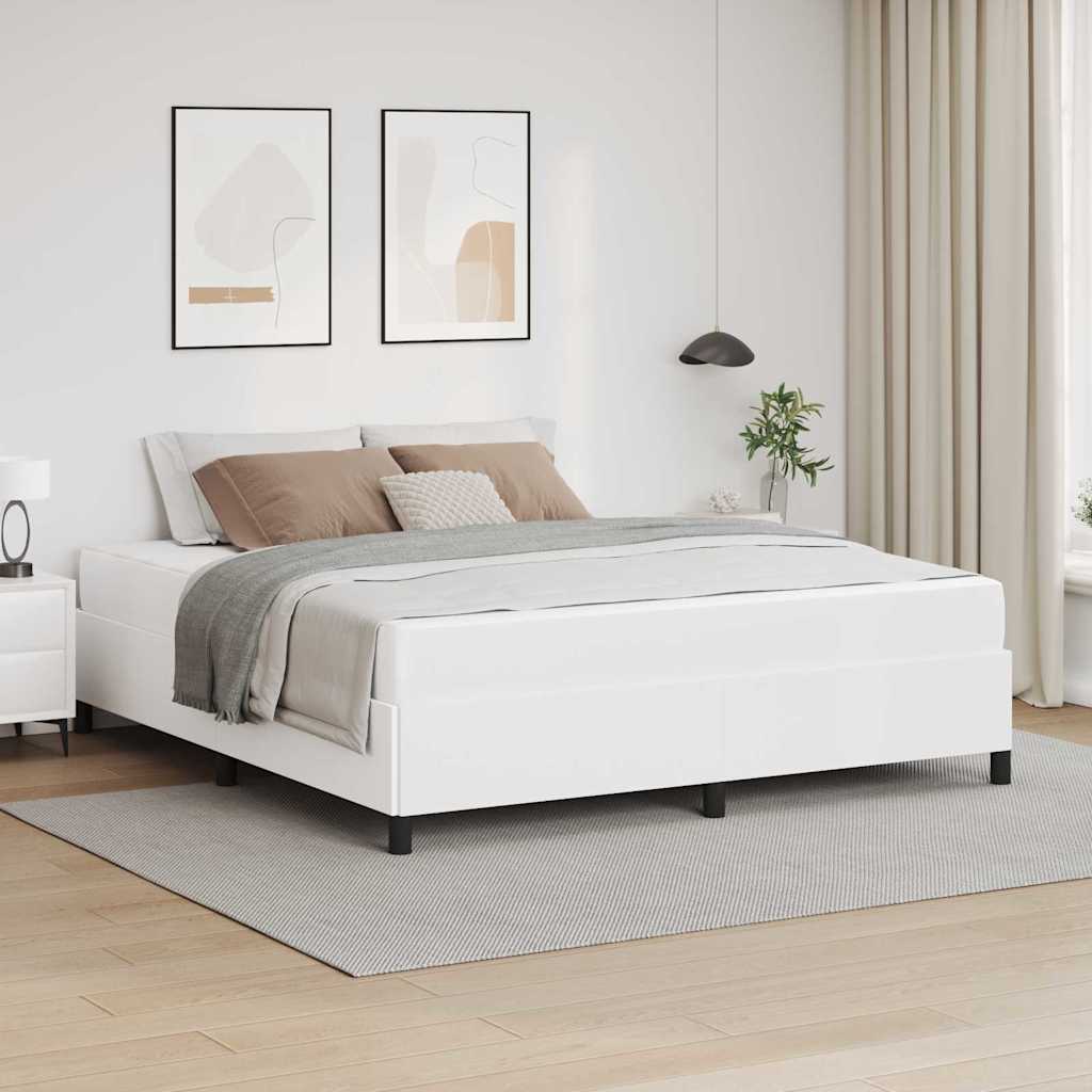 vidaXL Bedframe met matras met matras Zwart 80 x 200 cm Kunstleer