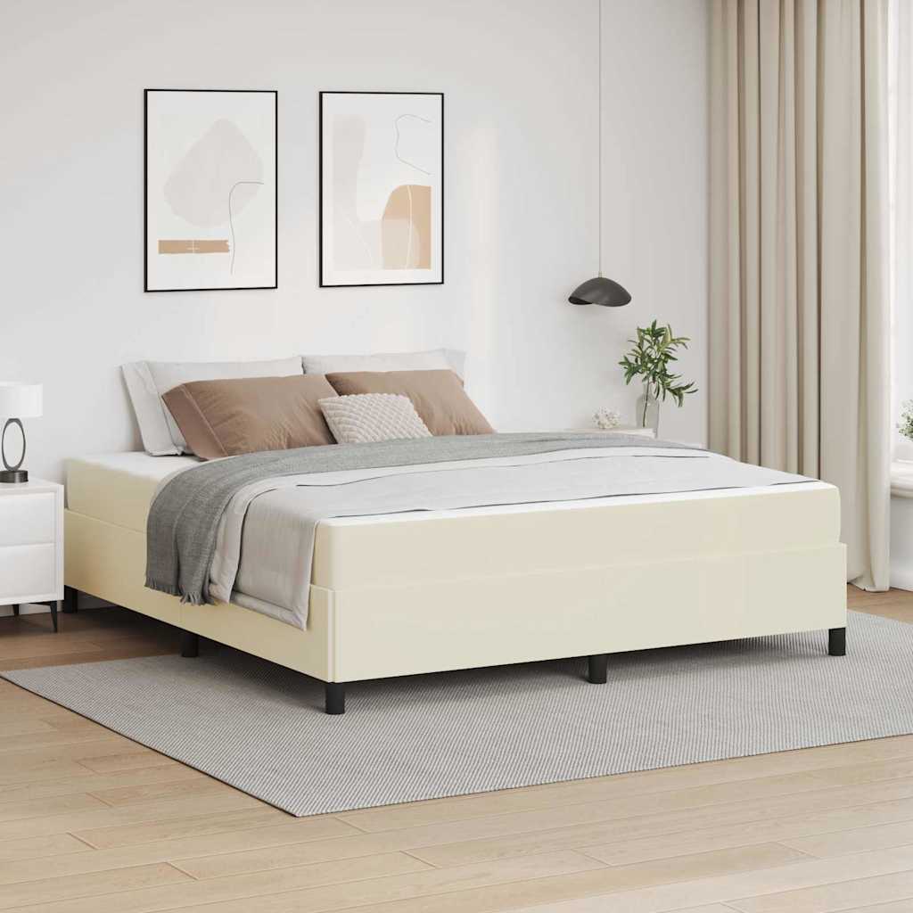 vidaXL Bedframe met matras met matras Zwart 80 x 200 cm Kunstleer