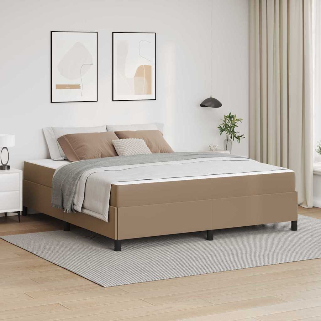 vidaXL Bedframe met matras met matras Zwart 80 x 200 cm Kunstleer