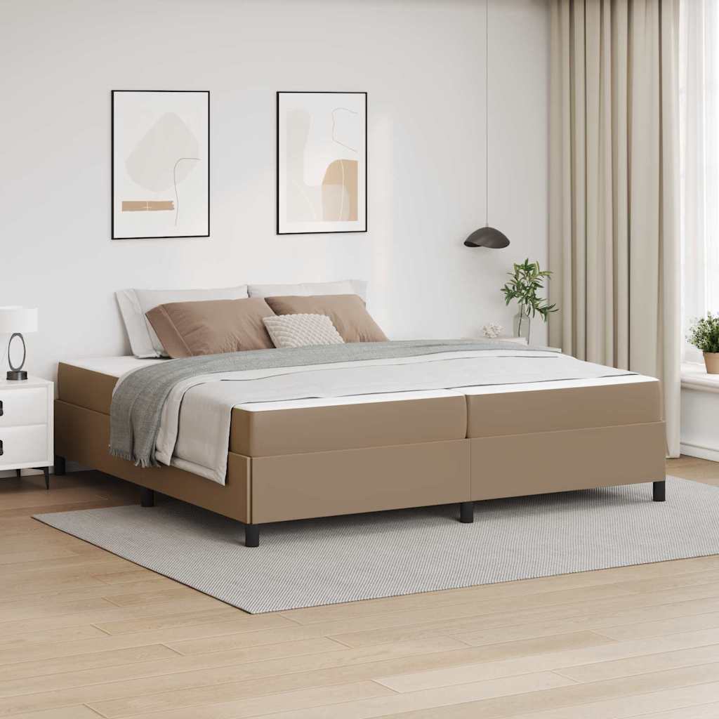 vidaXL Bedframe met matras met matras Zwart 80 x 200 cm Kunstleer