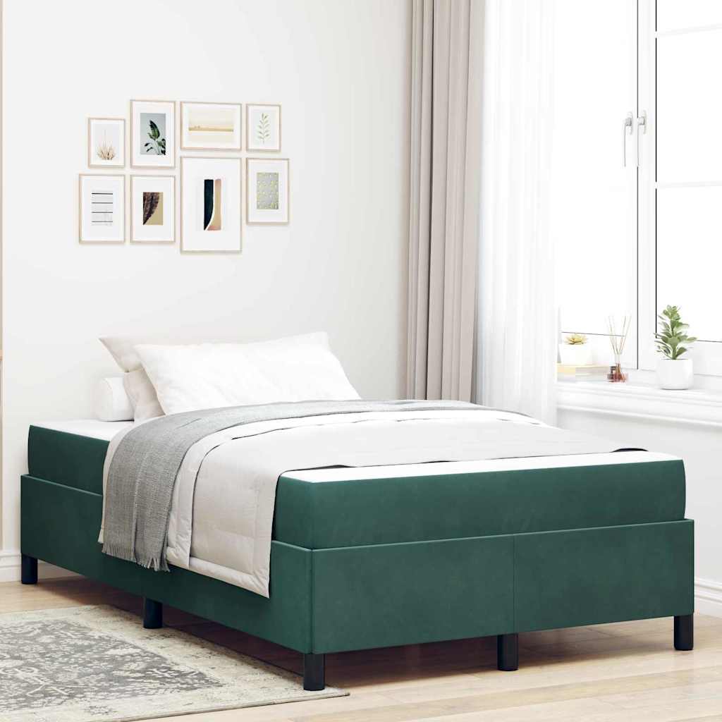 vidaXL Bedframe Lichtgrijs, grijs en wit 80 x 200 cm Fluweel
