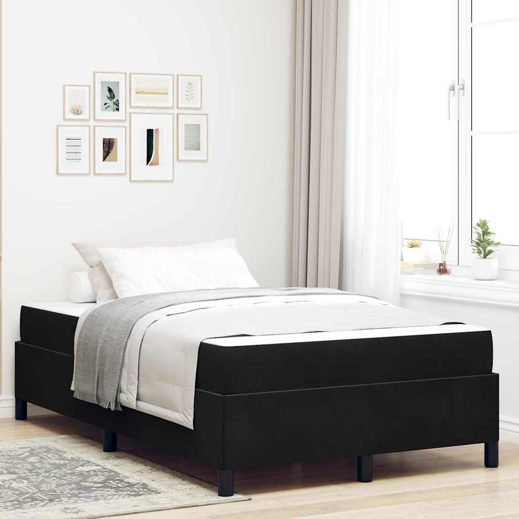 vidaXL Bedframe Lichtgrijs, grijs en wit 80 x 200 cm Fluweel