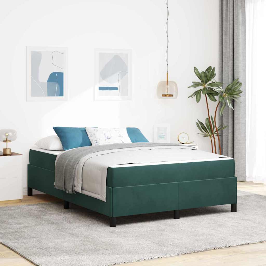 vidaXL Bedframe Lichtgrijs, grijs en wit 80 x 200 cm Fluweel