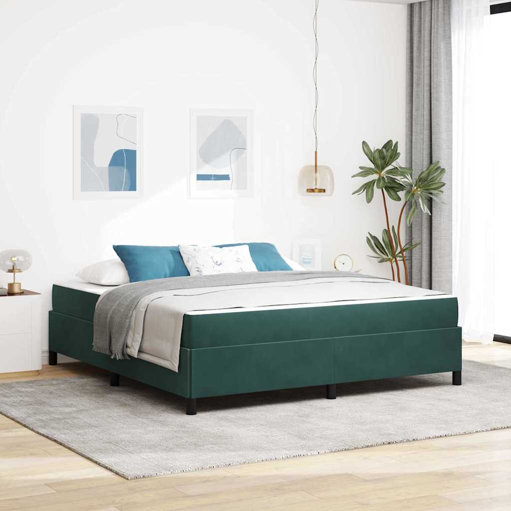 vidaXL Bedframe Lichtgrijs, grijs en wit 80 x 200 cm Fluweel