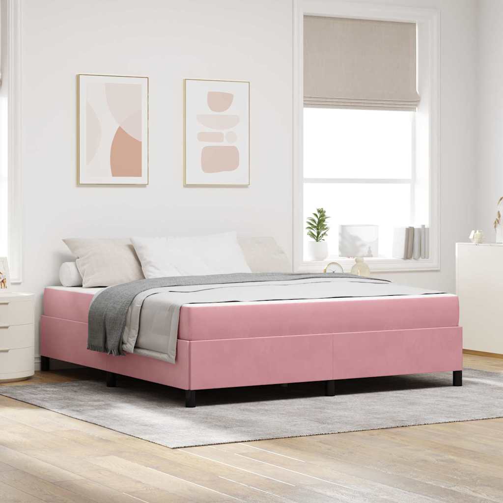 vidaXL Bedframe Lichtgrijs, grijs en wit 80 x 200 cm Fluweel