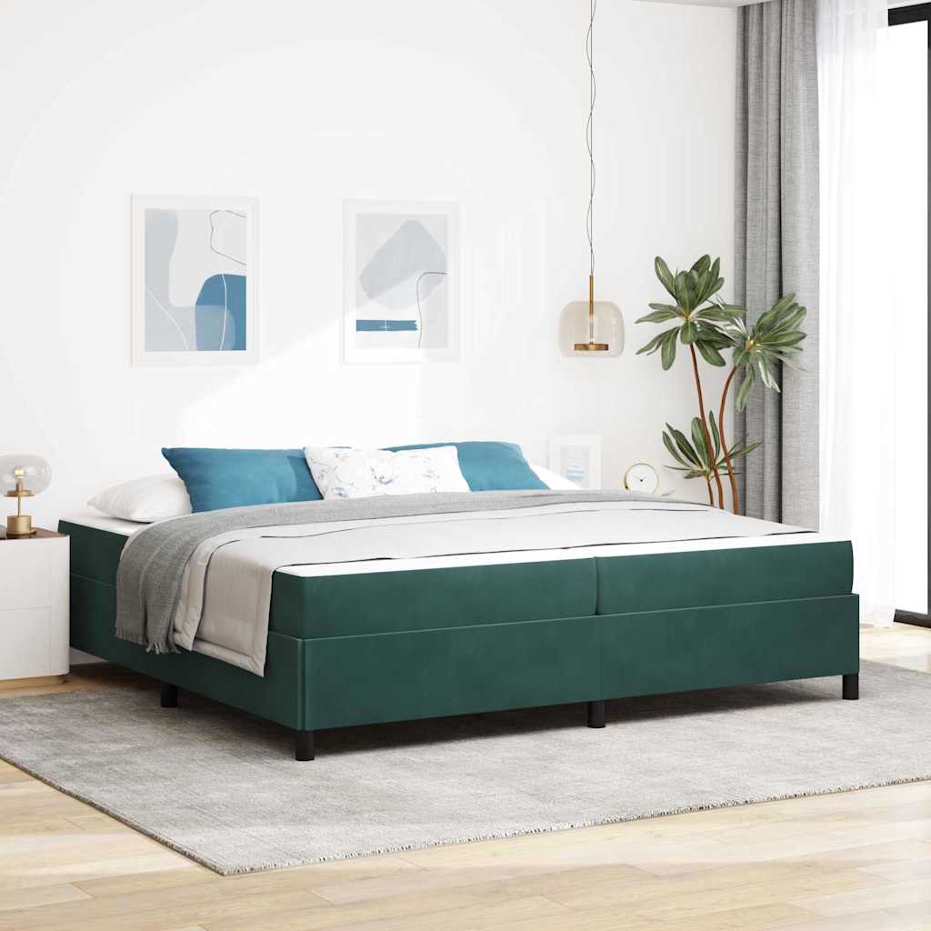 vidaXL Bedframe Lichtgrijs, grijs en wit 80 x 200 cm Fluweel