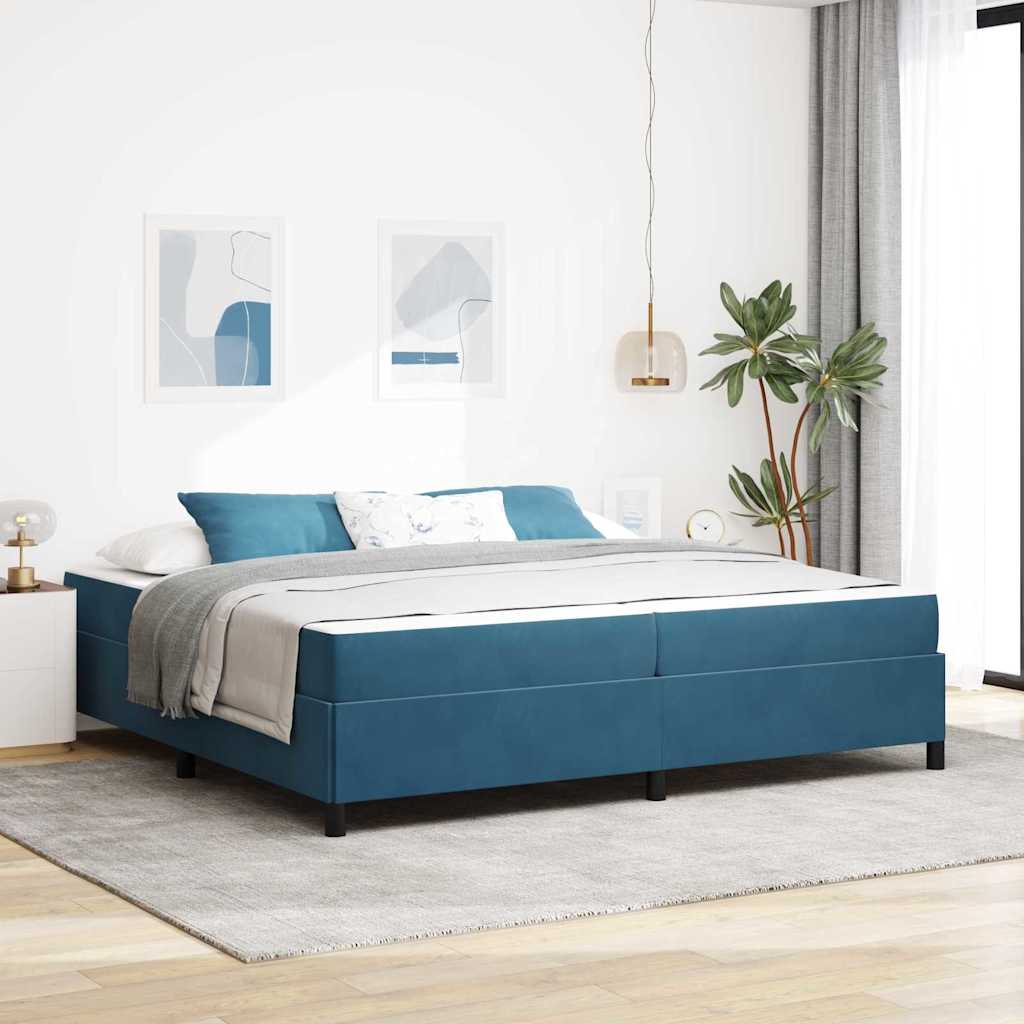 vidaXL Bedframe Lichtgrijs, grijs en wit 80 x 200 cm Fluweel