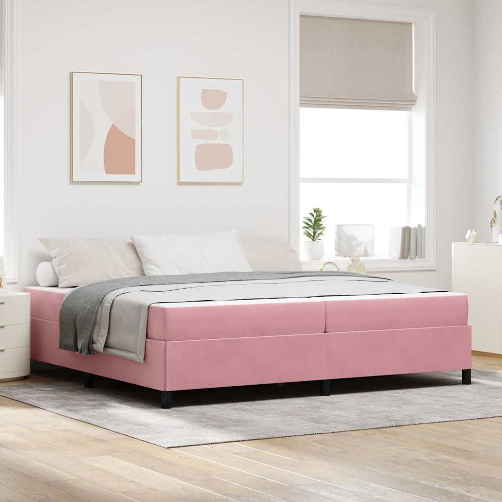 vidaXL Bedframe Lichtgrijs, grijs en wit 80 x 200 cm Fluweel