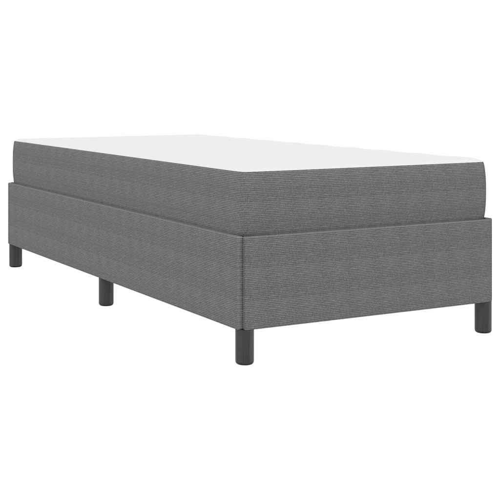 vidaXL Bedframe Lichtgrijs 80 x 200 cm Katoenen stof