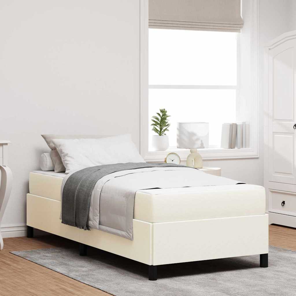 vidaXL Bedframe Lichtgrijs 80 x 200 cm Katoenen stof