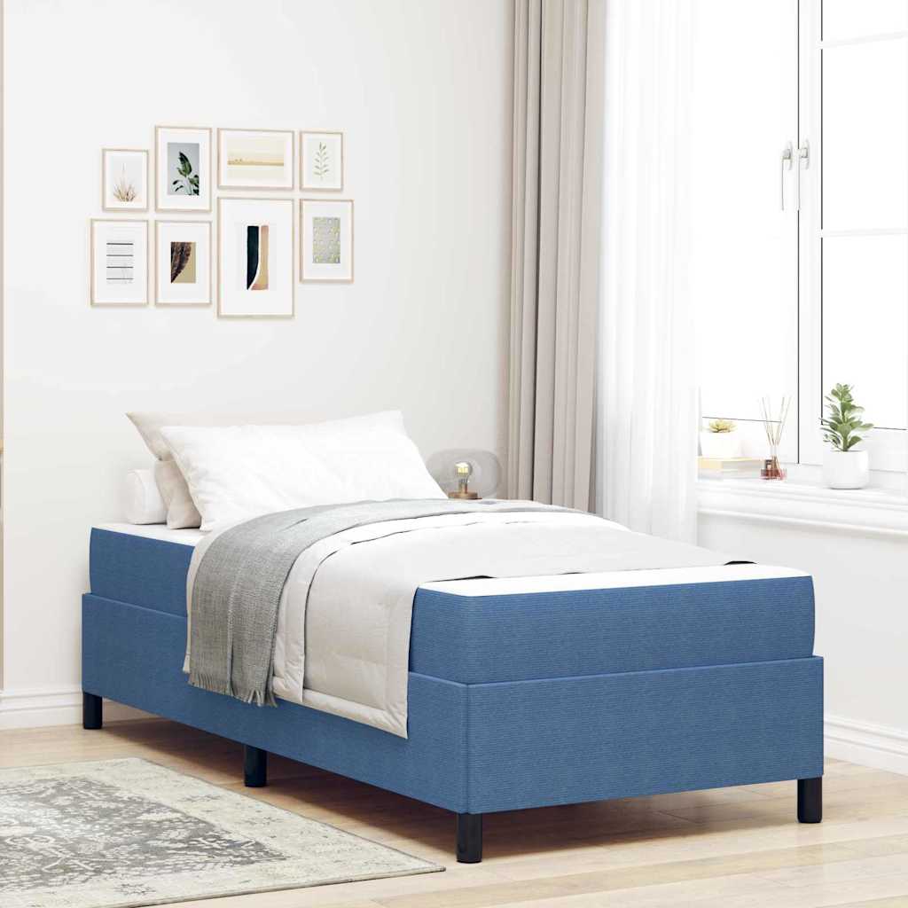 vidaXL Bedframe Lichtgrijs 80 x 200 cm Katoenen stof