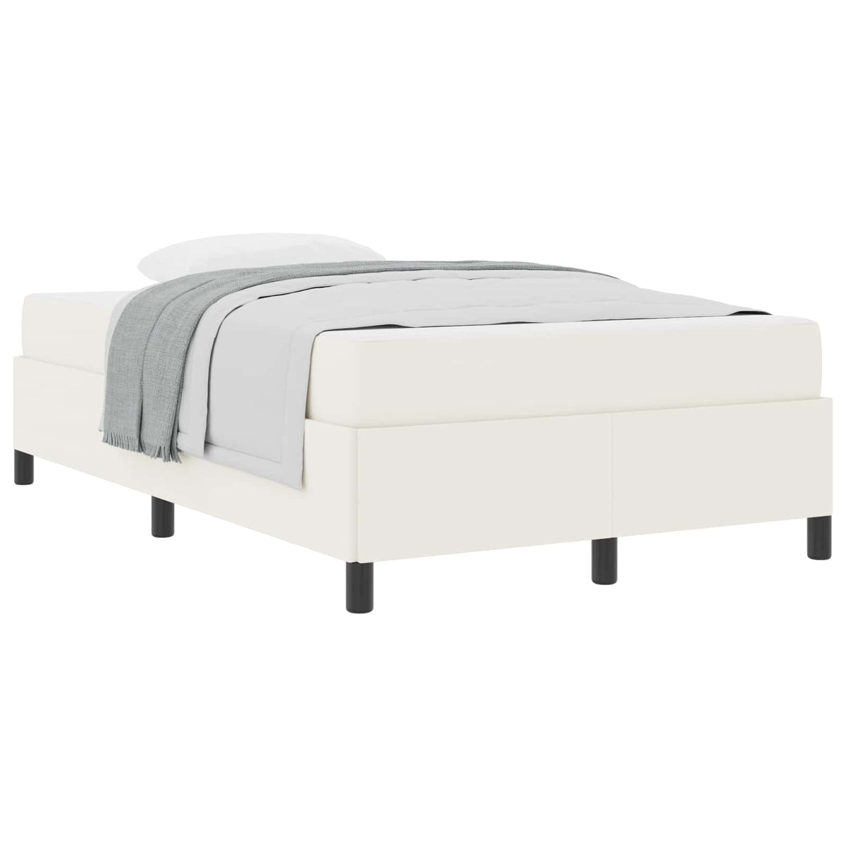 vidaXL Bedframe Lichtgrijs 80 x 200 cm Katoenen stof