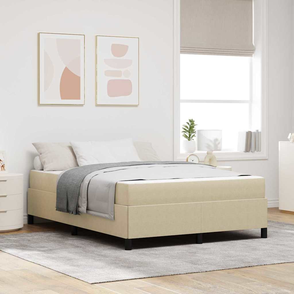 vidaXL Bedframe Lichtgrijs 80 x 200 cm Katoenen stof