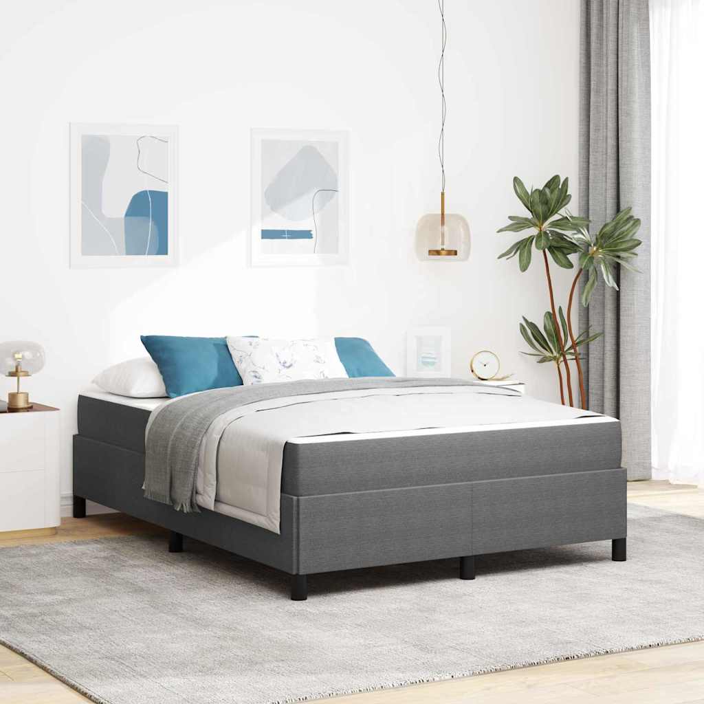 vidaXL Bedframe Lichtgrijs 80 x 200 cm Katoenen stof