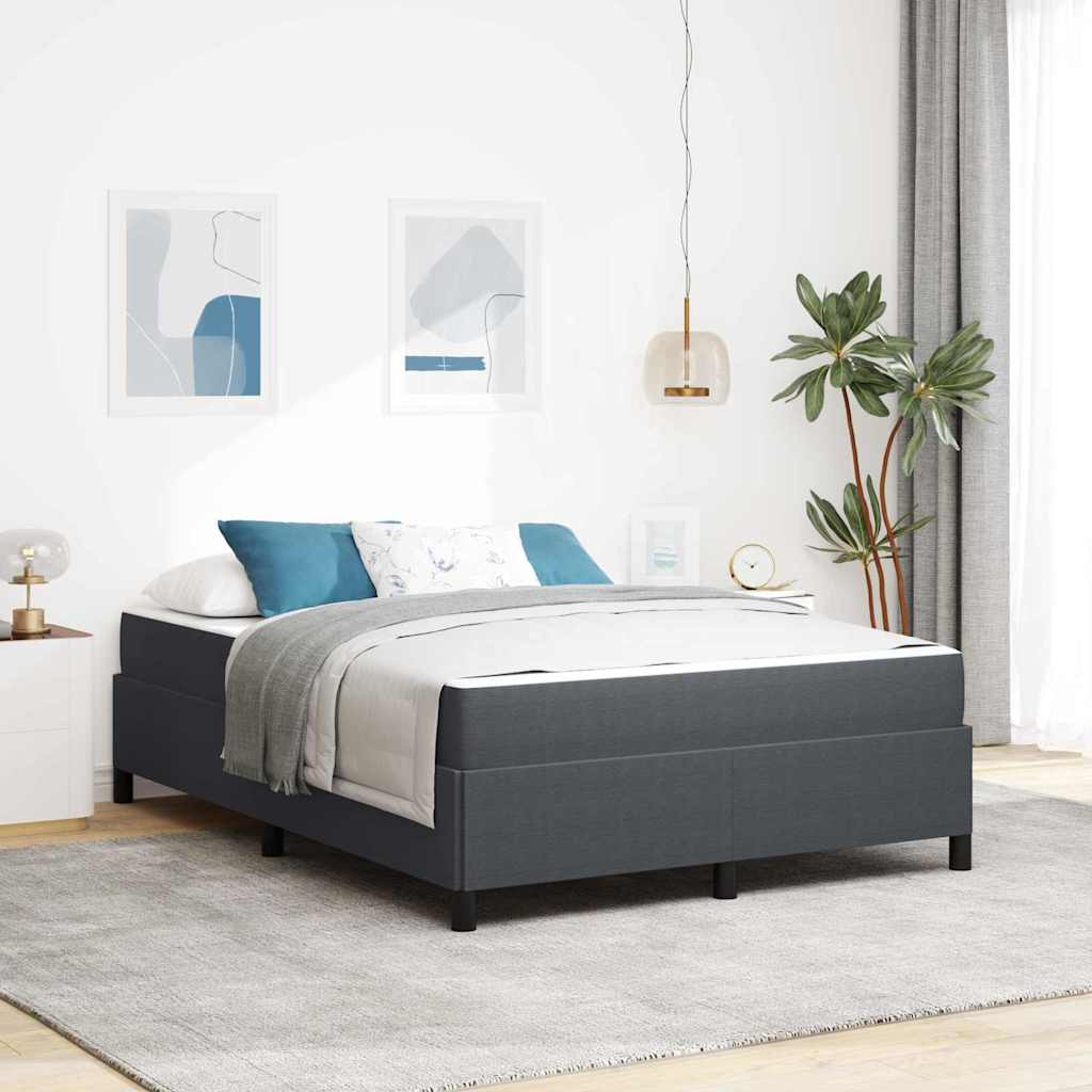 vidaXL Bedframe Lichtgrijs 80 x 200 cm Katoenen stof
