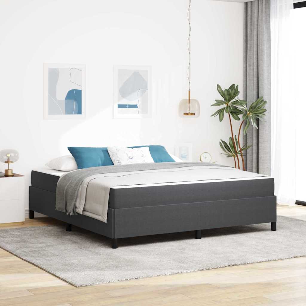 vidaXL Bedframe Lichtgrijs 80 x 200 cm Katoenen stof
