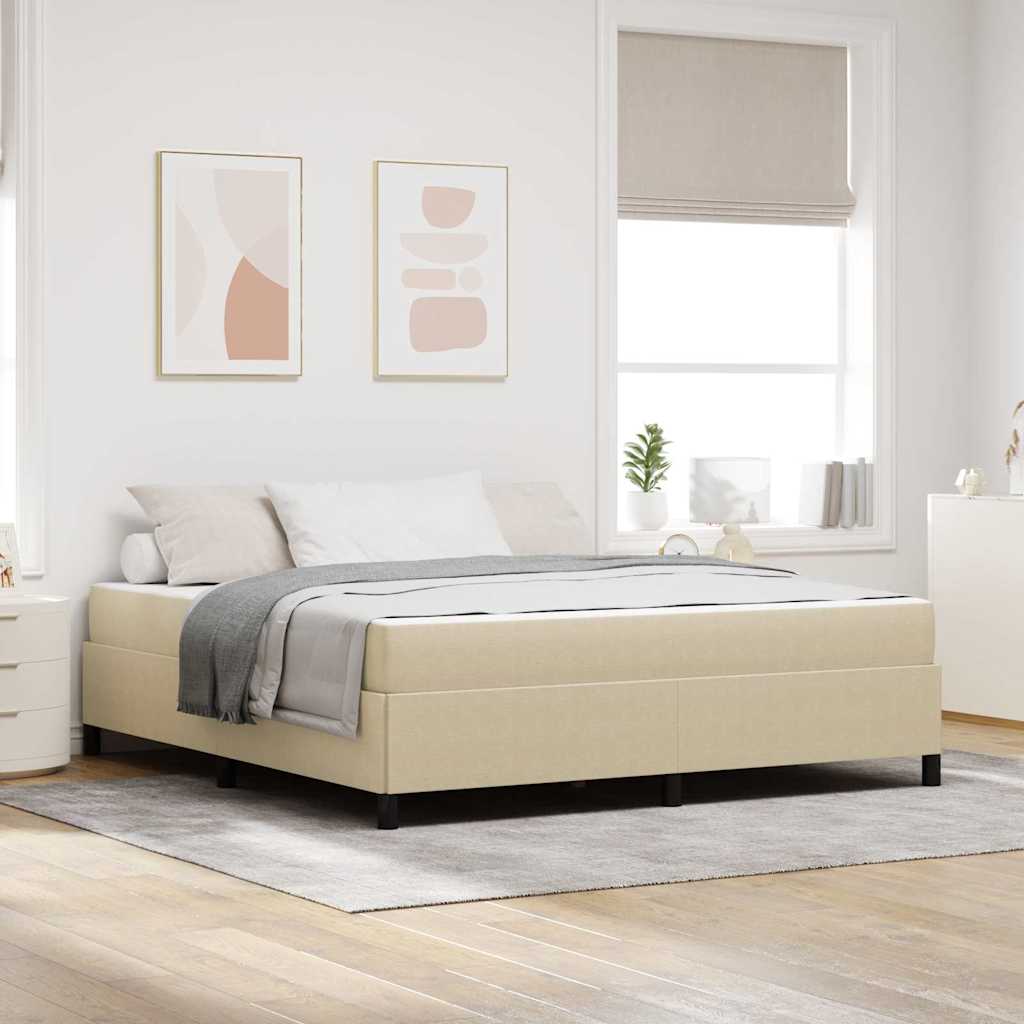 vidaXL Bedframe Lichtgrijs 80 x 200 cm Katoenen stof