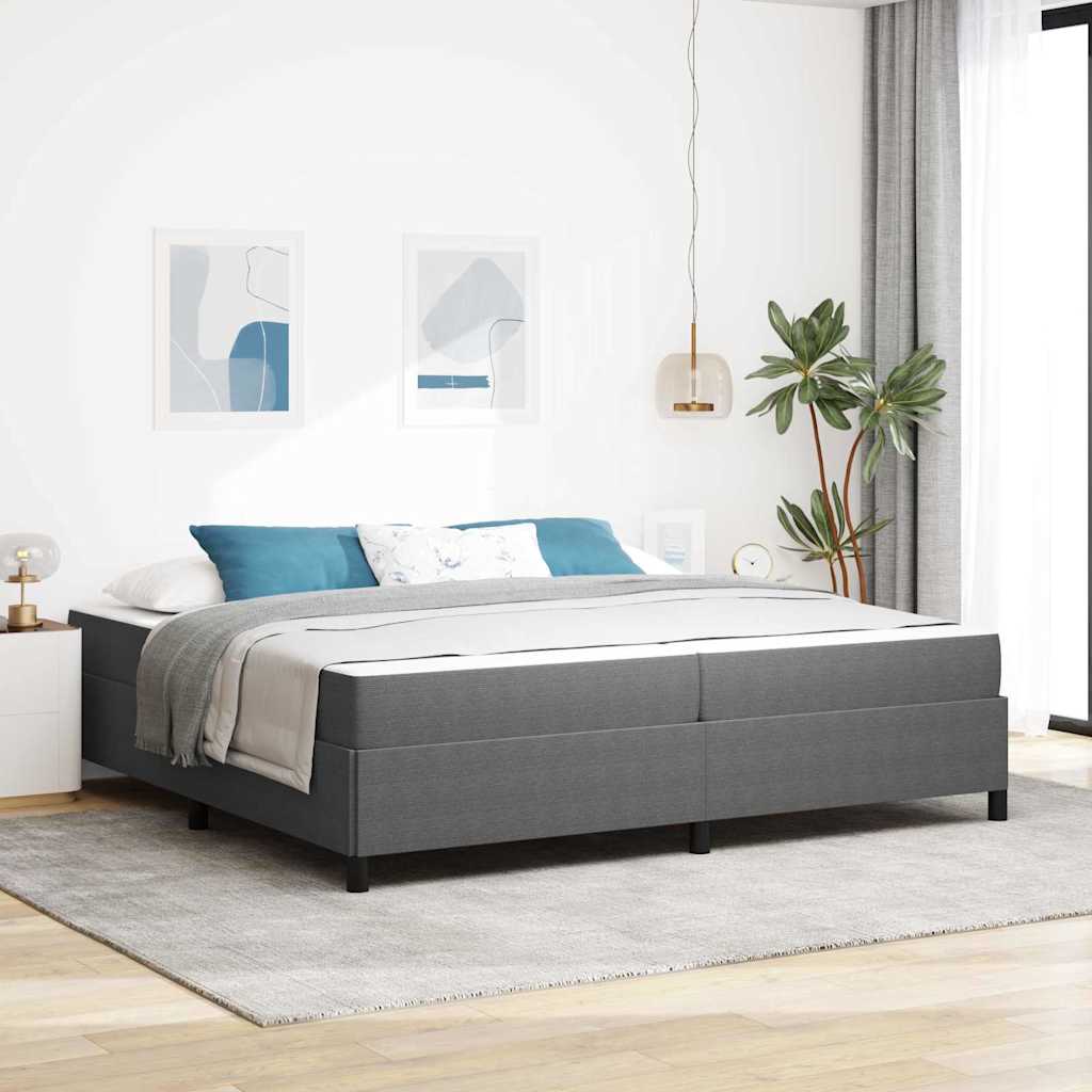 vidaXL Bedframe Lichtgrijs 80 x 200 cm Katoenen stof